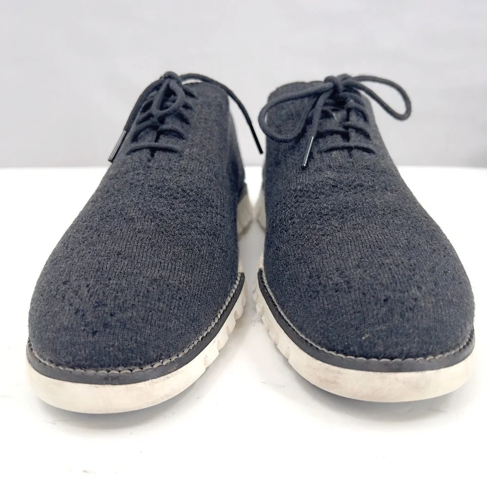 Cole Haan Zerogrand Stitchlite Mens Wingtip Oxford‎ Wool Gray C28894 10.5